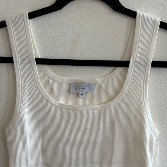 NEW AG Jeans - Yuri Fitted Tank - White - Size M - Picture 4 of 6